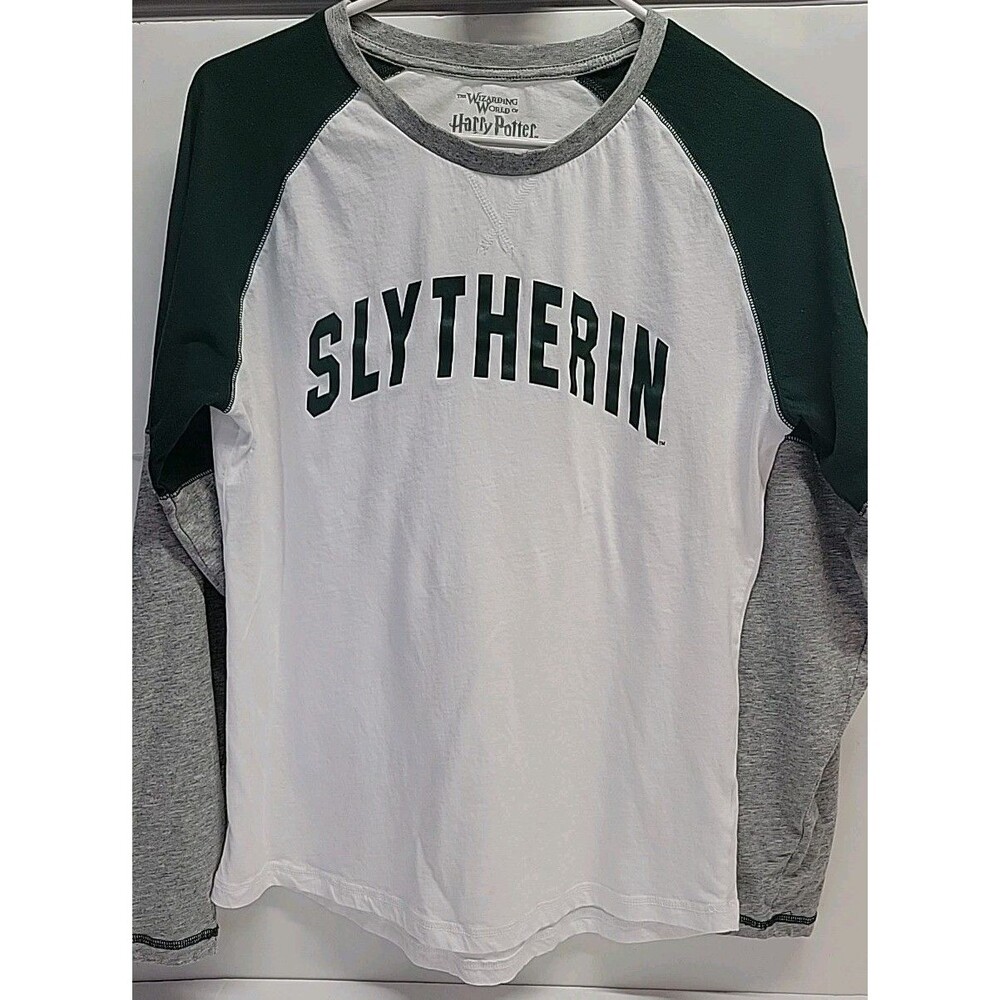 Universal Studios Wizarding World Harry Potter Slytherin Long‎ Sleeve Tshirt XL